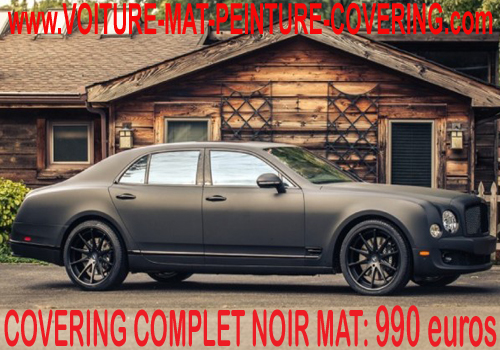 Le film noir mat est fait pour vous! Faites votre Car Wrapping.