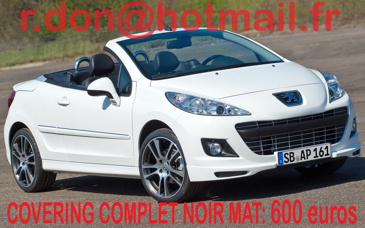 COUVERTURES POUR LA VOITURE PEUGEOT 207 CC ONLINE